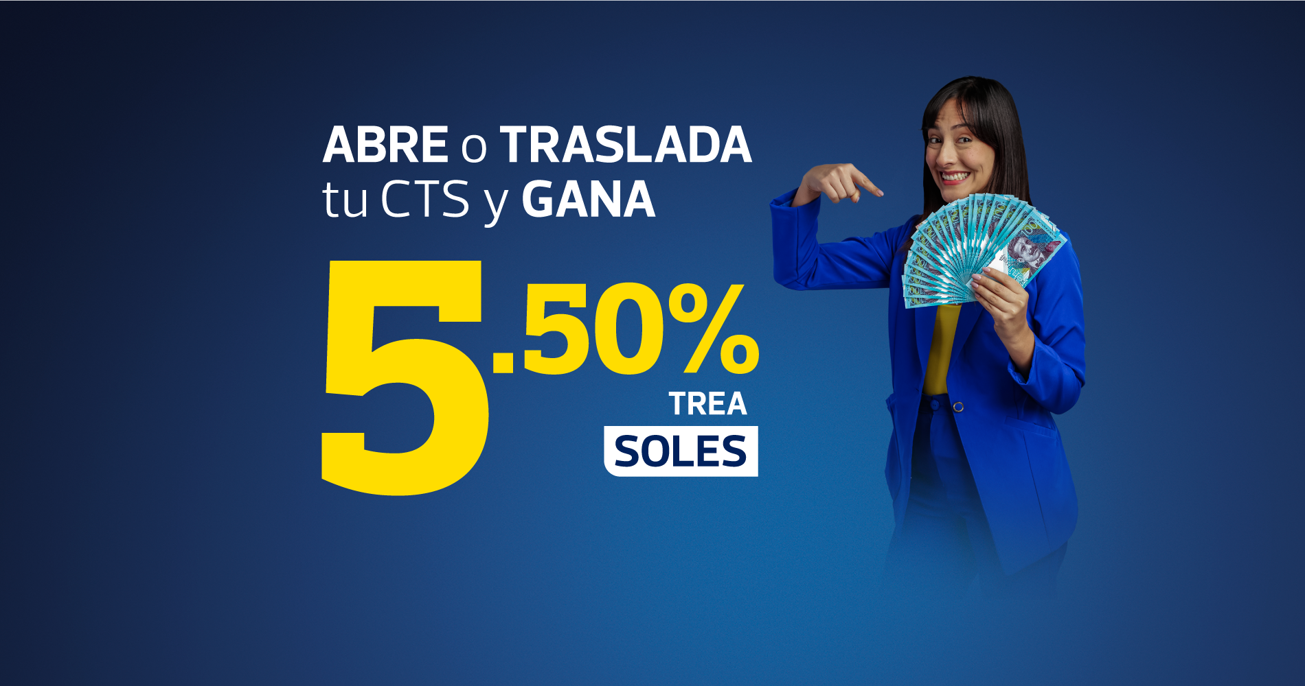 Campaña CTS con 5.50% TREA soles